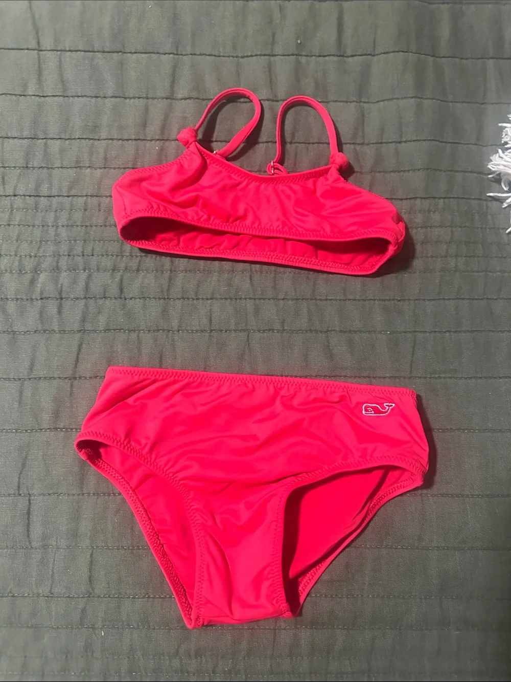 Vineyard Vines Girls' Bright Pink Two-Piece Swim Set